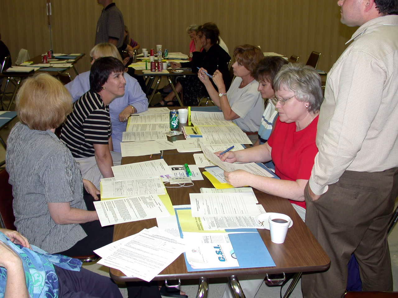 participants in group activity
